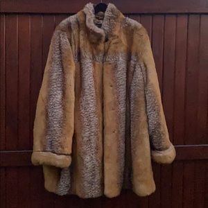 Pamela McCoy Faux Fur Jacket